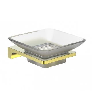 Мыльница с держателем Wonzon & Woghand Eclipse WW-9122-LG золото глянцевое