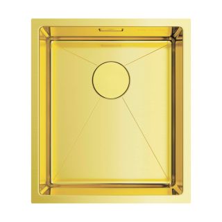 Мойка кухонная Omoikiri Taki 38-U/IF-LG Нерж. сталь/светлое золото