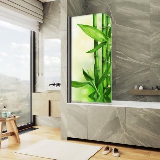 Шторка на ванну MaybahGlass ФП018 MGV-930-ФП018-6 80см фотопечать