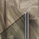 Шторка на ванну MaybahGlass MGV-782-5 70см хром матовый