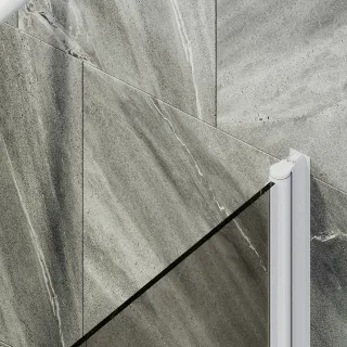 Шторка на ванну MaybahGlass MGV-606-1 50см белый