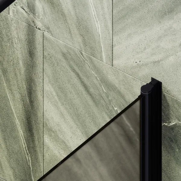 Шторка на ванну MaybahGlass MGV-607-6 50см чёрный