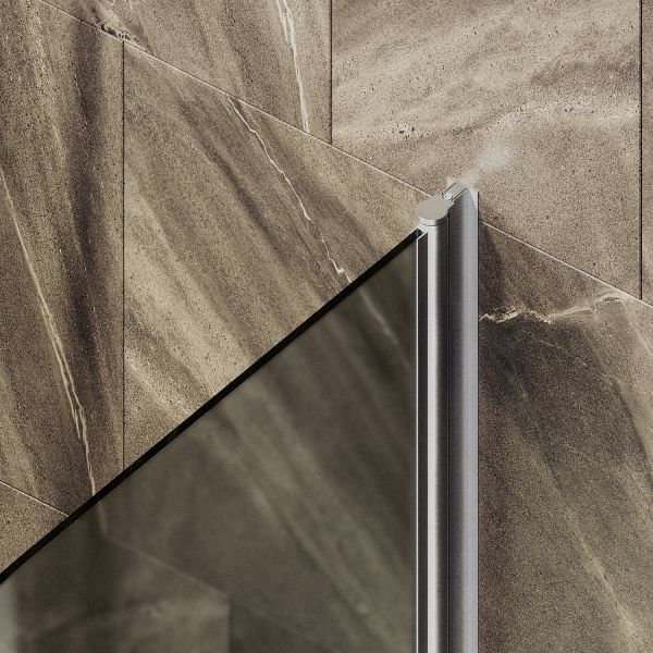 Шторка на ванну MaybahGlass MGV-778-5 60см хром матовый