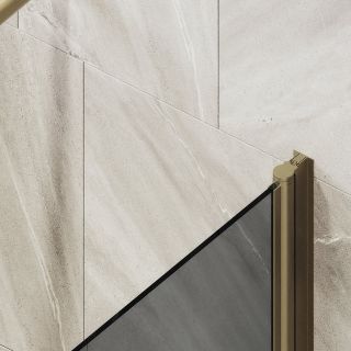 Шторка на ванну MaybahGlass MGV-791-2 80см бронза