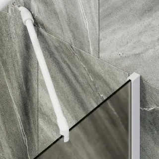 Шторка на ванну MaybahGlass MGV-73-1ш 50см белый