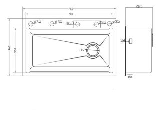Кухонная мойка многофункц. DQ нерж.сталь сатин в комплекте со смесителем и аксессуарами (DKS754604)