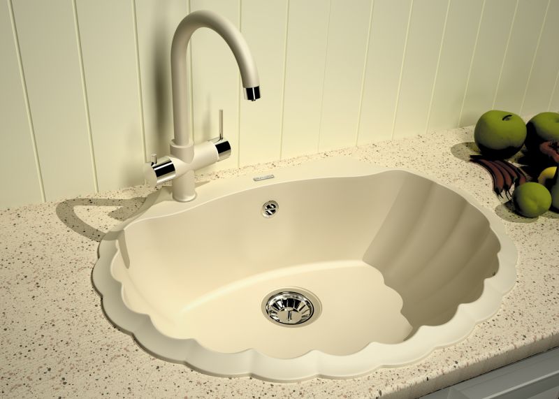 Кухонная мойка Florentina Гребешок антрацит