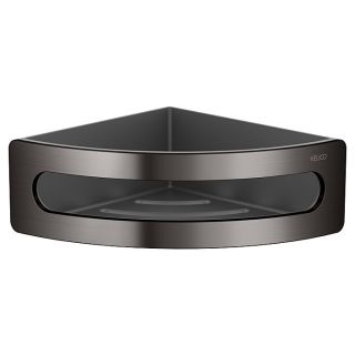 Полочка для ванной Keuco Elegance 11657350001 титан чёрный шлифованный