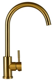 Смеситель для кухни Raiber Graceful RPG-012 золото матовое