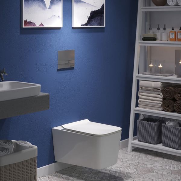 Инсталляция для унитаза Berges Novum F3 с кнопкой хром глянец 040253