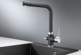 Смеситель для кухни Granula 2015, ТУРМАЛИН черный