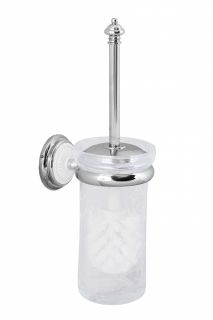 Щётка для туалета Boheme Vogue Bianco хром 10144