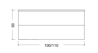 Тумба под раковину Armadi Art Neoart 100см белый 832-100-WH