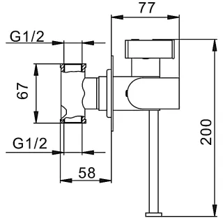 Гигиенический душ Frap F7512 хром