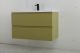 Подвесная тумба под раковину Art&Max Bianchi 100см оливковый матовый AM-Bianchi-1000-2C-SO-OM