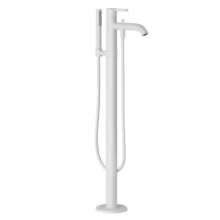Напольный смеситель для ванны Kludi Nova Fonte 385905315 белый матовый