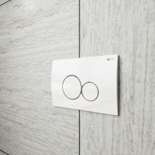 Клавиша смыва Point Виктория PN44061WC белый/хром