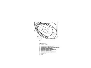 Акриловая ванна АКВАТЕК Альтаир 160x120 см правая без гидромассажа
