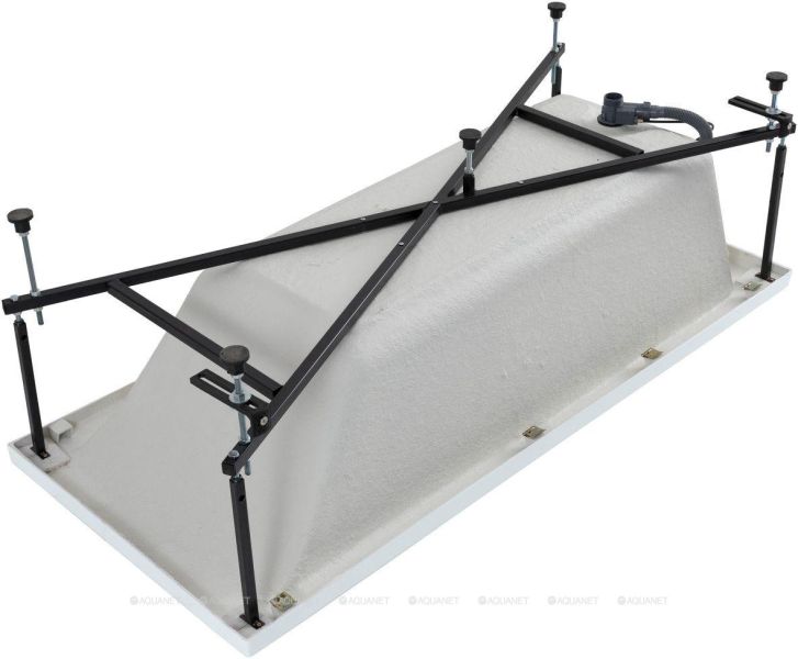 Акриловая ванна Aquanet Bright 347859 165x70 см с каркасом с боковой и фронтальной панелями