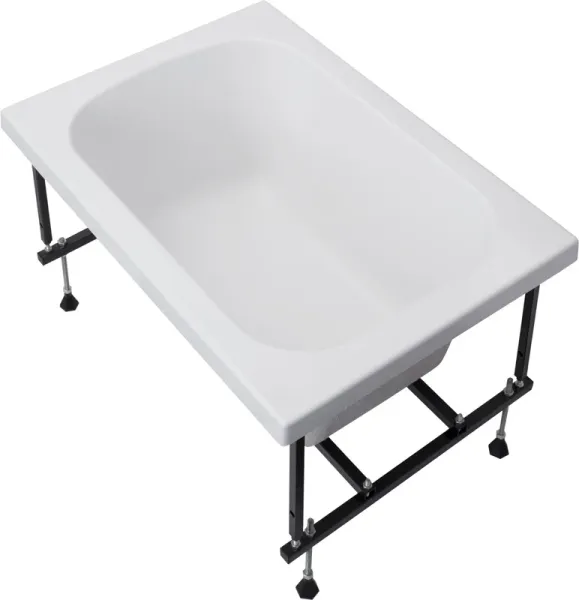 Акриловая ванна Aquanet Seed 347170 100x70 см с каркасом и фронтальной панелью