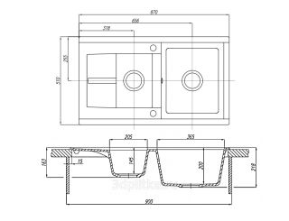 Мойка кухонная Акватон ДЕЛИЯ 87 латте