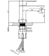 Смеситель для раковины AltroBagno Diretto 0107 Bi