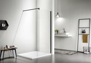 Душевая перегородка Aquatek Walk in AQ WIW 10020BL 100см чёрный