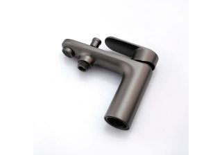 Смеситель на борт ванны Aquatek Ника AQ1844BGM оружейная сталь