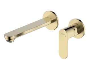 Смеситель для раковины Aquatek Альфа AQ1913BG шлифованное золото