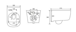 Комплект унитаза с инсталляцией Aquatek Set Aquatek Лугано инсталляция Standard INS-0000012 унитаз AQ2002-00 с тонким сиденьем soft-close