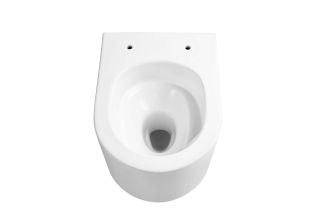 Унитаз подвесной Aquatek Мия AQ2004T-00 безободковый с легкосъемным сиденьем Soft Close смыв торнадо