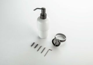 Дозатор Aquatek Бетта AQ4605BGM оружейная сталь