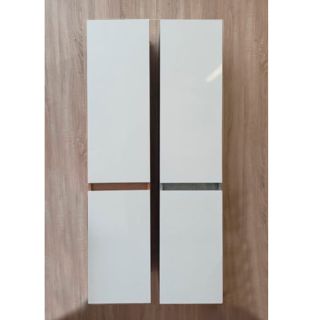 Пенал подвесной Aquanika Base AQB3530140RU88 35 см дуб золотой/белый