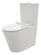 Чаша напольного унитаза AQUAme AQM1001 с крышкой-сиденьем белый глянцевый