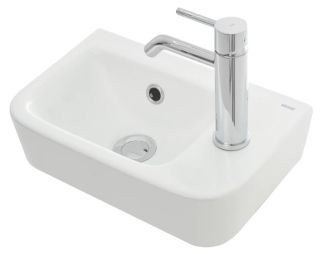 Раковина AQUAme AQM5006R правая 37см белый глянцевый