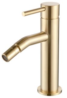 Смеситель для биде AQUAme Siena AQM6216BG шлифованное золото