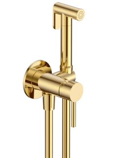 Гигиенический душ AQUAme Siena AQM6217GG со смесителем золото