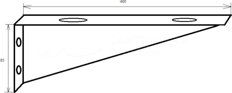 Раковина Armadi Art Flat Nero Marquina 120