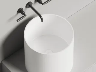 Накладная раковина Salini Armonia 04 S-Stone 130118M 46см белый матовый