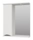 Зеркальный шкаф с подсветкой Misty Атлантик левый 60см белый