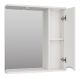 Зеркальный шкаф с подсветкой Misty Атлантик правый 70см белый