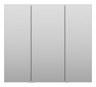 Зеркальный шкаф Misty Аура 90см белый