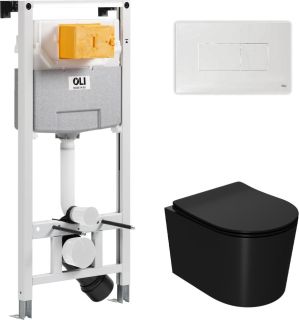 Комплект унитаза с инсталляцией Point Веста 879235pKA02+PN41701BM с сиденьем Микролифт