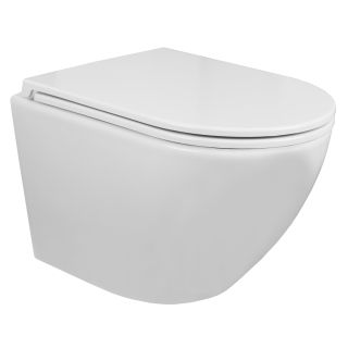 Сет AZARIO Grado N AZ-8010-1000+AZ-8200-0031+AZ-0046N с быстросъемным сиденьем микролифт+ клавиша смыва хром глянец