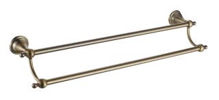 Полотенцедержатель Azario ELVIA AZ-91102Q трубчатый двойной