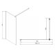 Душевая перегородка Azario CHICAGO AZ-NAR6310 1100 Black Walk-in 1100x1950