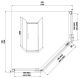 Душевое ограждение AZARIO EDMONTON AZ-NNC3231-1 900 BLACK