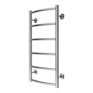 Полотенцесушитель водяной AZARIO VERONA AZ04148 400/800 6 секций, нижнее/диагональное подключение, 1/2, хром