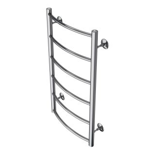 Полотенцесушитель водяной AZARIO VERONA AZ04148 400/800 6 секций, нижнее/диагональное подключение, 1/2, хром