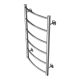 Полотенцесушитель водяной AZARIO VERONA AZ04148 400/800 6 секций, нижнее/диагональное подключение, 1/2, хром